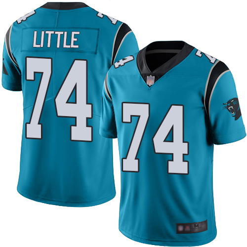 Carolina Panthers Limited Blue Youth Greg Little Alternate Jersey NFL Football 74 Vapor Untouchable